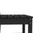  2 PC Elegant Outdoor Dining Black Chair,Heavy-Duty 300Lbs Capacity, Comfort Slatted Design-119602329