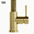 Edison 19" H 1-handle Pull-Down 2-Function Sprayer Kitchen Faucet-46492898-28294596