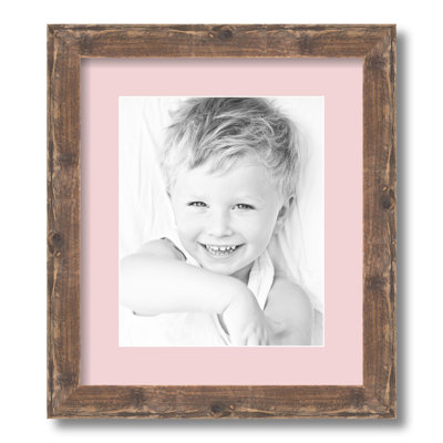 Wood Matte Picture Frame with Mat