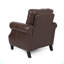 CLUB CHAIR, chaise en similicuir