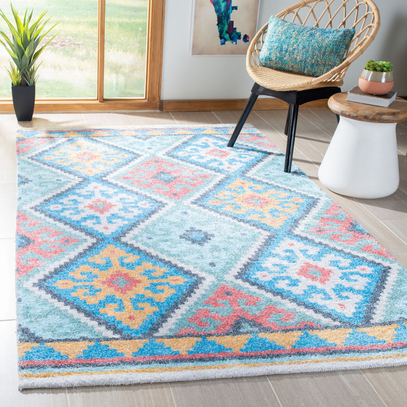 Gupta Hand Loomed Performance Southwestern Rug, Rectangle 8' x 10'
