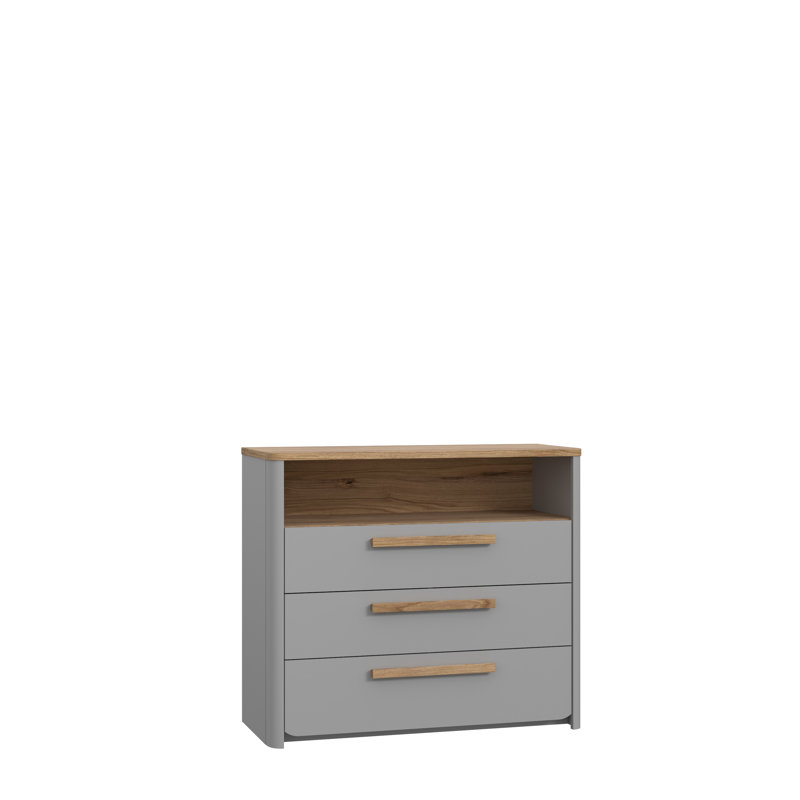 Phineas 98.9cm W 3 - Drawer Chest of Drawers