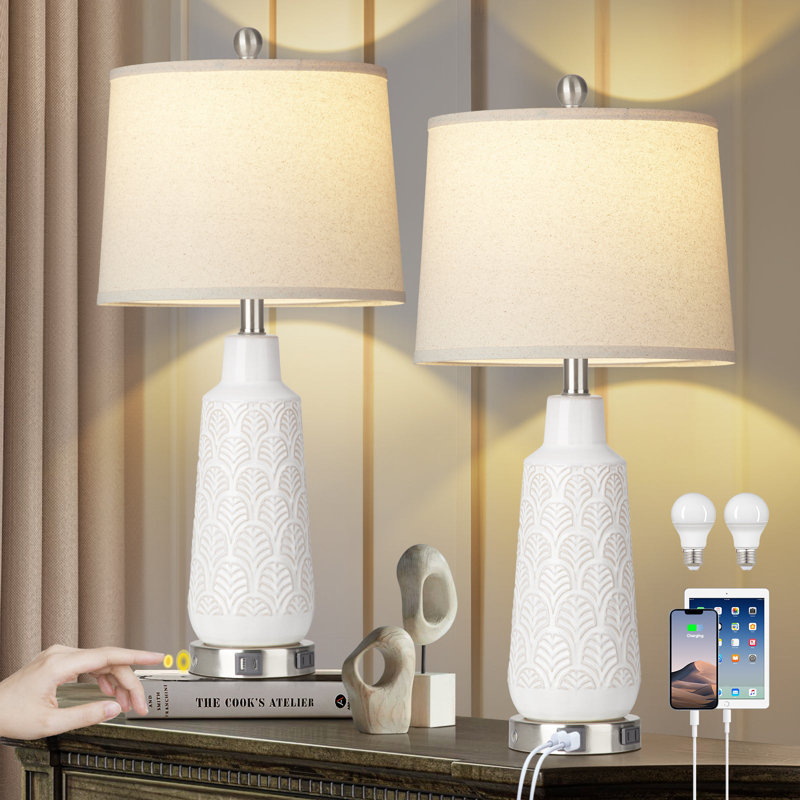 Dusan Metal USB Table Lamp
