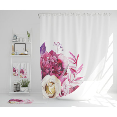 Niamalika Polyester Shower Curtain Set