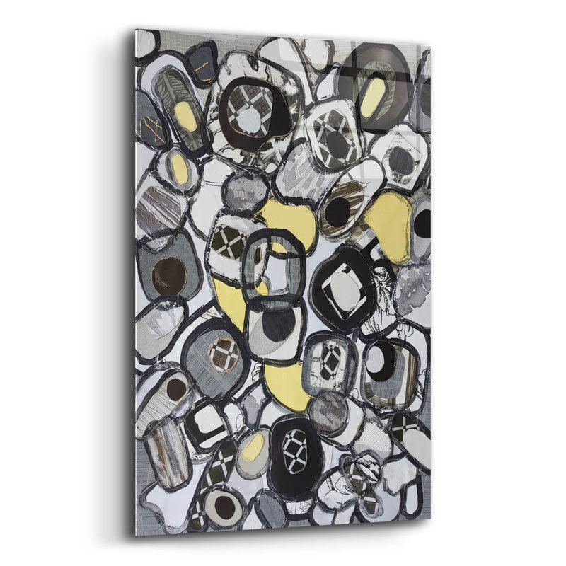 Licorice And Lemon Drops 2' by Coco Good Acrylic Glass Wall Art, 16" H x 12" W x 0.13" D