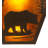 13" Wide Bear Creek Right Wall Sconce