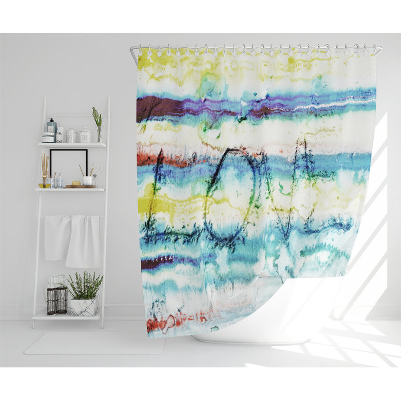 Dimon Polyester Shower Curtain Set