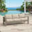 75" All-Weather Metal 3-Seat Patio Sofa Couch With Thick Cushions & Frame-297390876-297390874