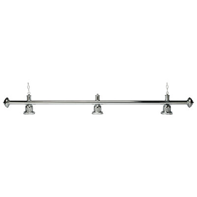 Barre lumineuse pour table de billard 3 lumières LPEB3 - Chrome