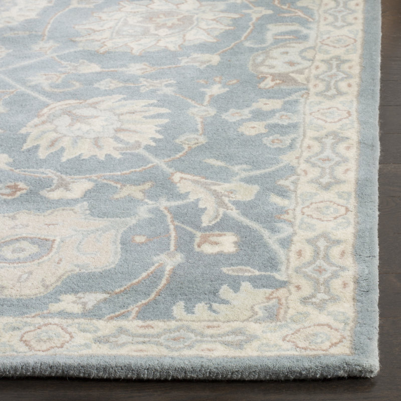 Tapis oriental en laine touffeté à la main Wahcheechee, Tapis de couloir 2 pi 3 po x 8 pi