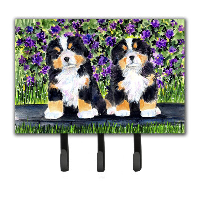 Porte-laisse pour chien bouvier bernois mountain et crochet à clé