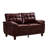 Modern Loveseat With Wide Armrests And Storage-1167278126