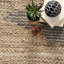 Tapis brun clair / gris en jute tissé à la main Natilea-1931067294