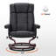 Fauteuil inclinable pivotant Padang Sidempuan, fauteuil de loisirs multi-positions avec dossier réglable, similicuir-1027847934