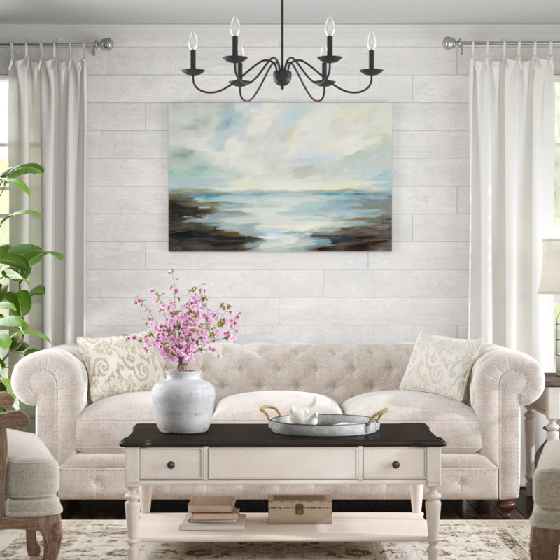Northern Lagoon by Silvia Vassileva - Wrapped Canvas Painting, 81cm H x 122cm W