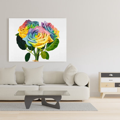 Bouquet of Roses - Floral Canvas for Home Decor