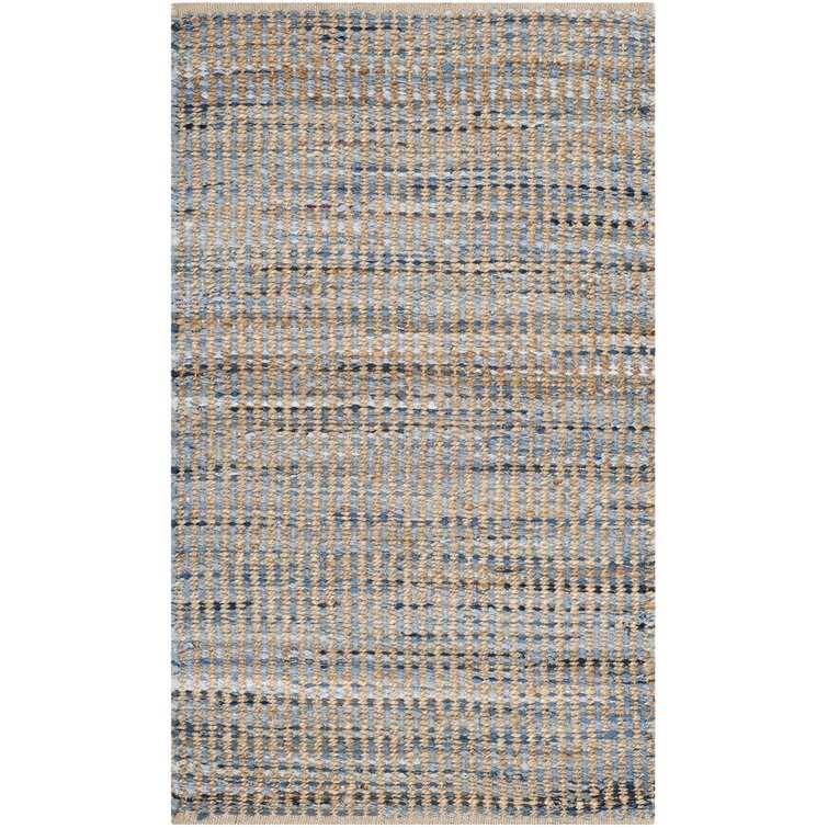 Parkman Handwoven Natural / Blue Rug