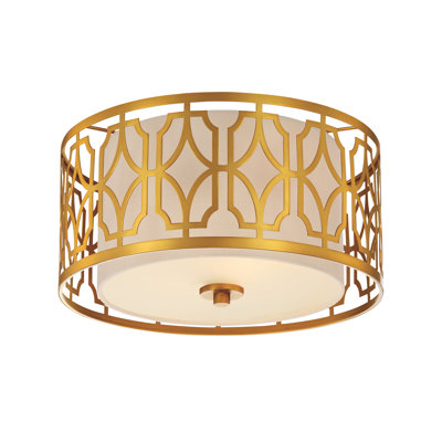 Dzerun Fabric Flush Mount