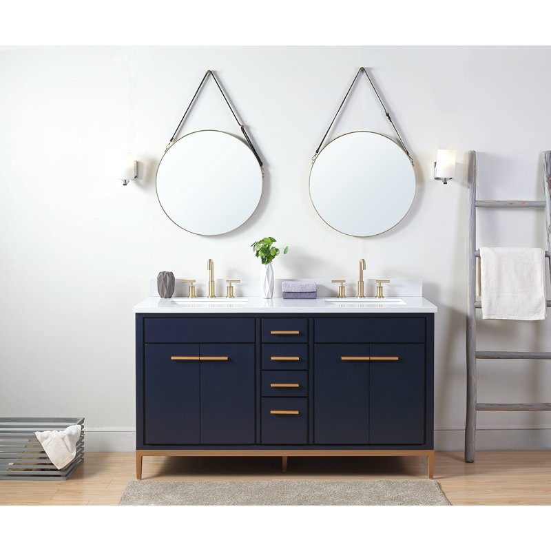 Meuble-lavabo l 60 po x P 22 po x H 35 po
