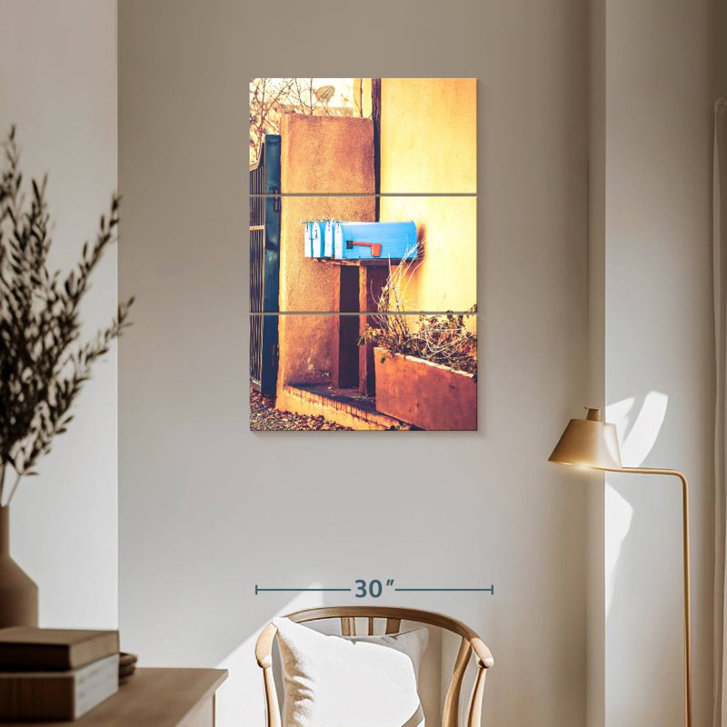 Lilie Blue Mailboxes, H 57 po x l 36 po