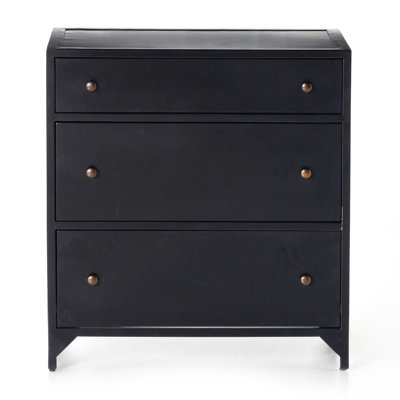 Belmont 3 - Drawer Iron Nightstand