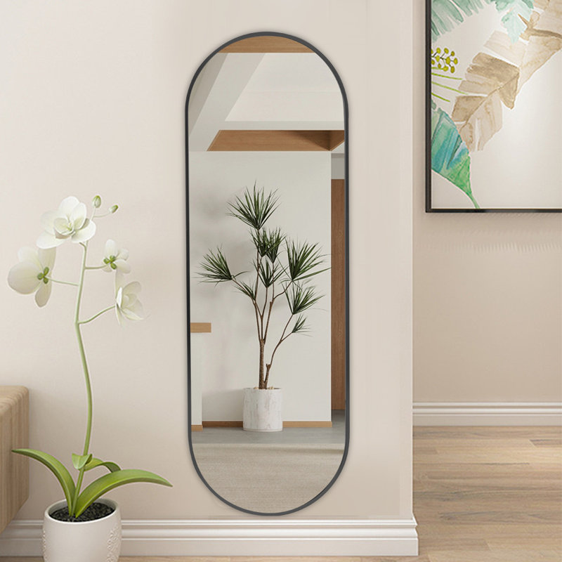 Metal Oval Mirror