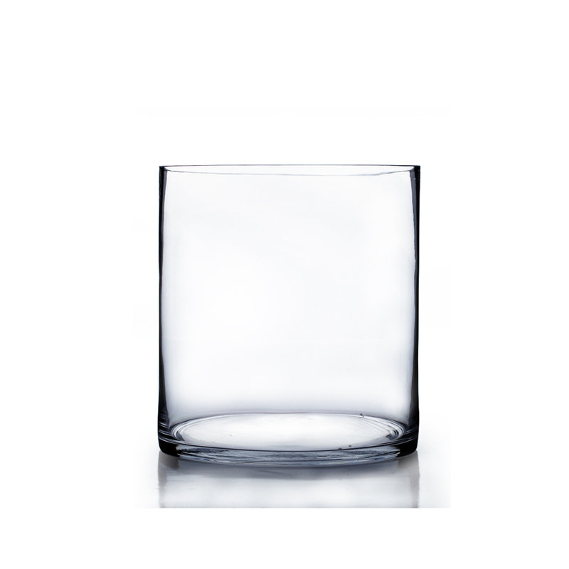 Mikaela Handmade Glass Jar, 10" H x 8" W x 8" D