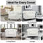 Fauteuil Chesterfield Sanner de style milieu du siècle – Fauteuil rembourré avec dossier capitonné et structure en bois-778152305