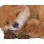 Statue de renard dormant