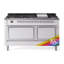 ILVE Nostalgie II Noblesse 60 inch Dual Fuel Range (9 Sealed Burners + Griddle, Solid Door, RAL)-952163396-952163395
