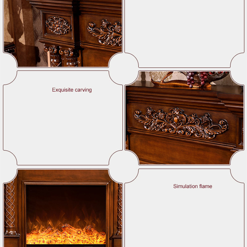 Armoire télé Euro-American, Brun