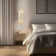 1-Light Cream Plug-In or Hardwire Wall Sconce