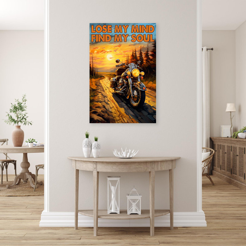 «Moto Lose My Mind 2 - 1 Pièce Rectangle Grap», H 14 po x l 11 po x P 1,25 po