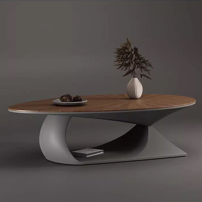 Simple and modern wabi-sabi style coffee table