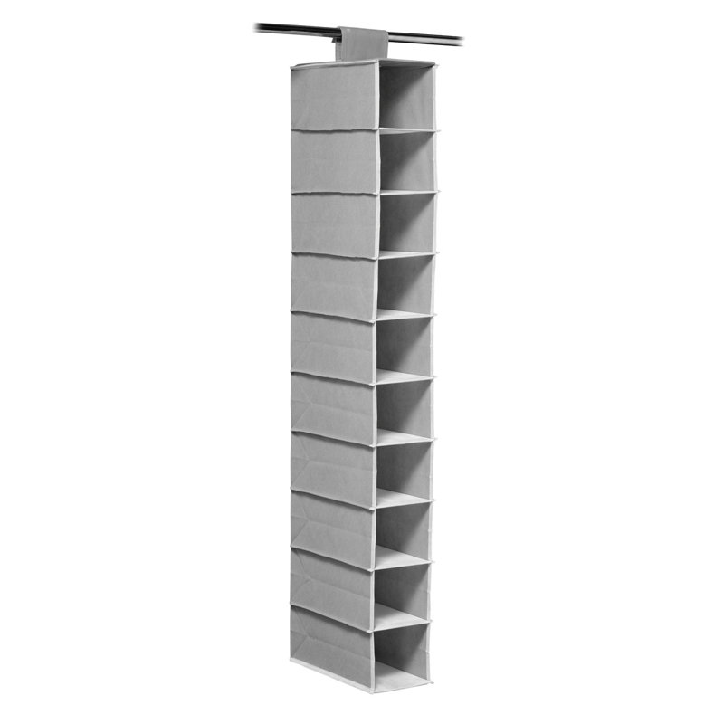 10 Pair Stackable Hanging Shoe Organizer