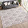 Machine Washable Indoor/Outdoor Bingel ACN2325 Damask Rug