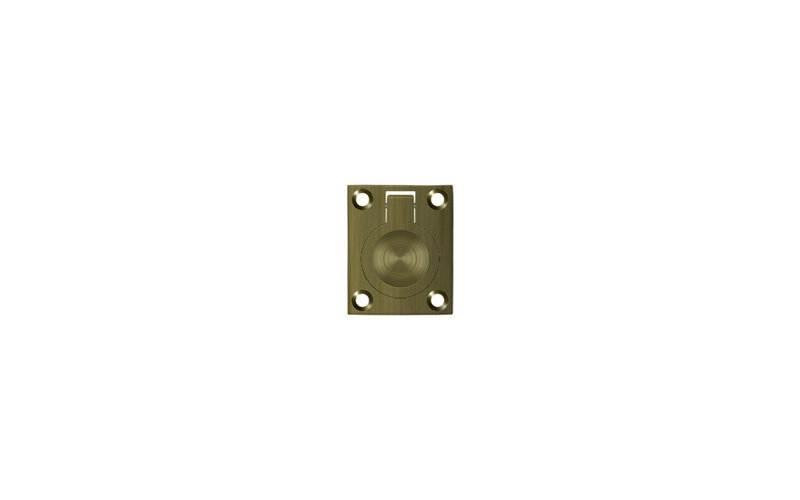 Ring Pull, Antique Brass