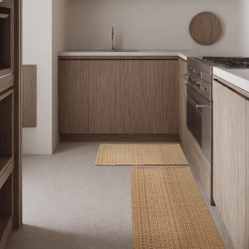 Kitchen Mats For Floor, Kitchen Rugs, Machine Washable Mats 20"X30"+20"X48" Boho Style, Anti-Skid TPR Backing For Kitchen, Non-Slip, Durable