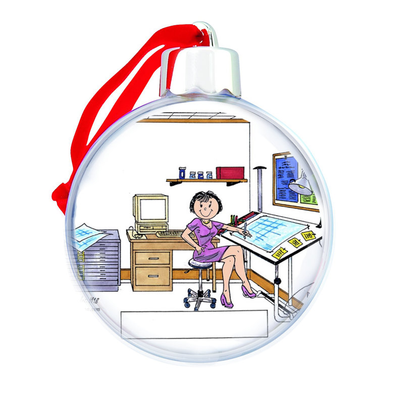 Architecte / ingénieur personnalisé - décoration de Noël, Oui