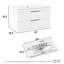 Meuble-lavabo flottant 36 po avec lavabo 36 po-108258267