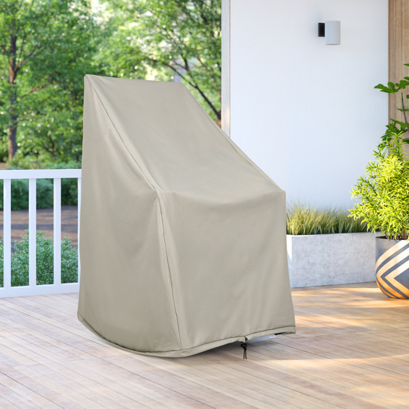Housse pour chaise berçante de patio Emjay, Gris clair