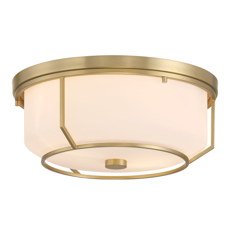 2LT Flushmount, Soft Gold