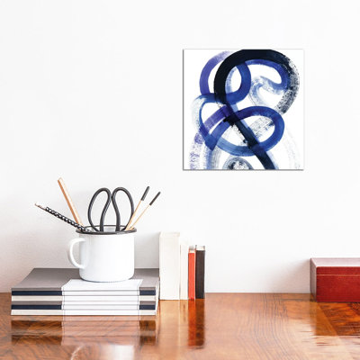 Blue Kinesis VI by Grace Popp - Wrapped Canvas Painting