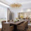 Icicle Modern Crystal Tree Branch Chandelier, Gold, D24"-166800715-166800726