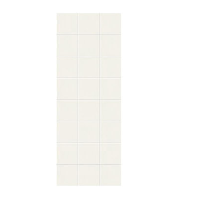 Paroi de douche à trois panneaux 96 "x 36" x 0,25 "Solid Surface