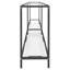 Hannmeike Glass Top Console Table-443084619-443084630