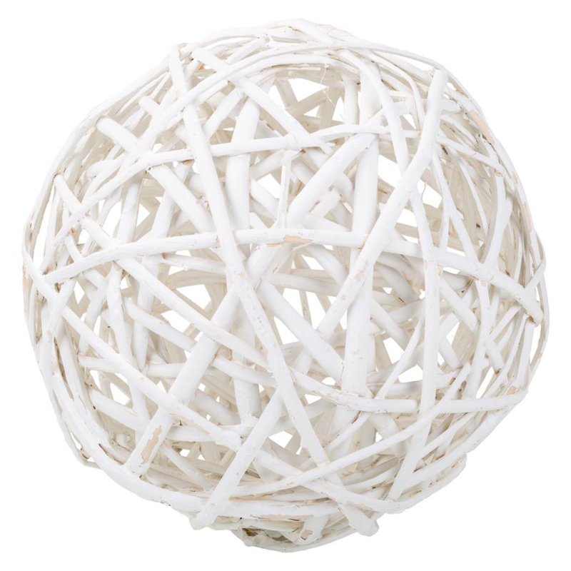 Derun Abstract Figurines & Sculptures, White, 24cm H x 24cm W x 24cm D