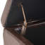 Banc de rangement rembourré en cuir Eumid Pu-1099062420