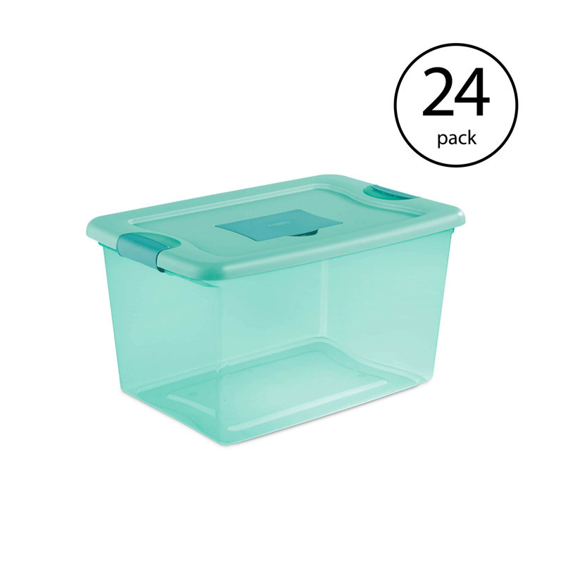 Fresh Scent 64 qt Plastic Storage Tote
