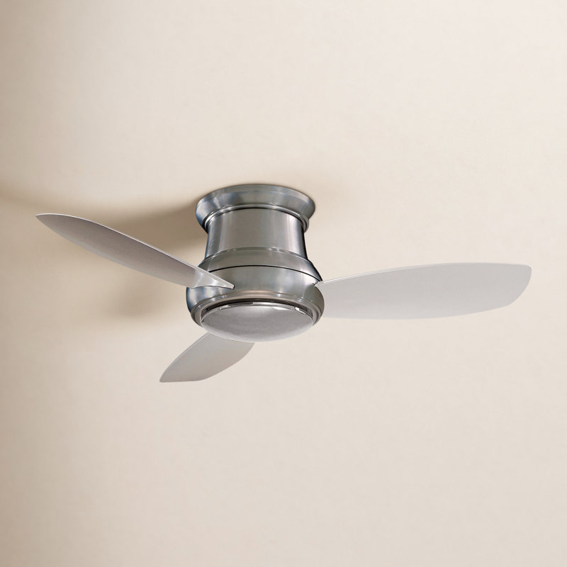 44" Concept II 3 - Blade LED Propeller Ceiling Fan with Remote Control and Light Kit Included, LED